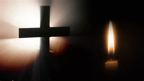 Cross, Candle And Dark. Videos de metraje en stock 1978150 ...